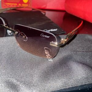 Cartier Gold Panther Glasses